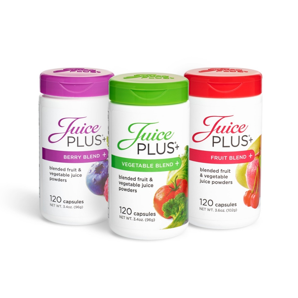Juice Plus+ Product Line - Capsules, Complete, & Chewables 